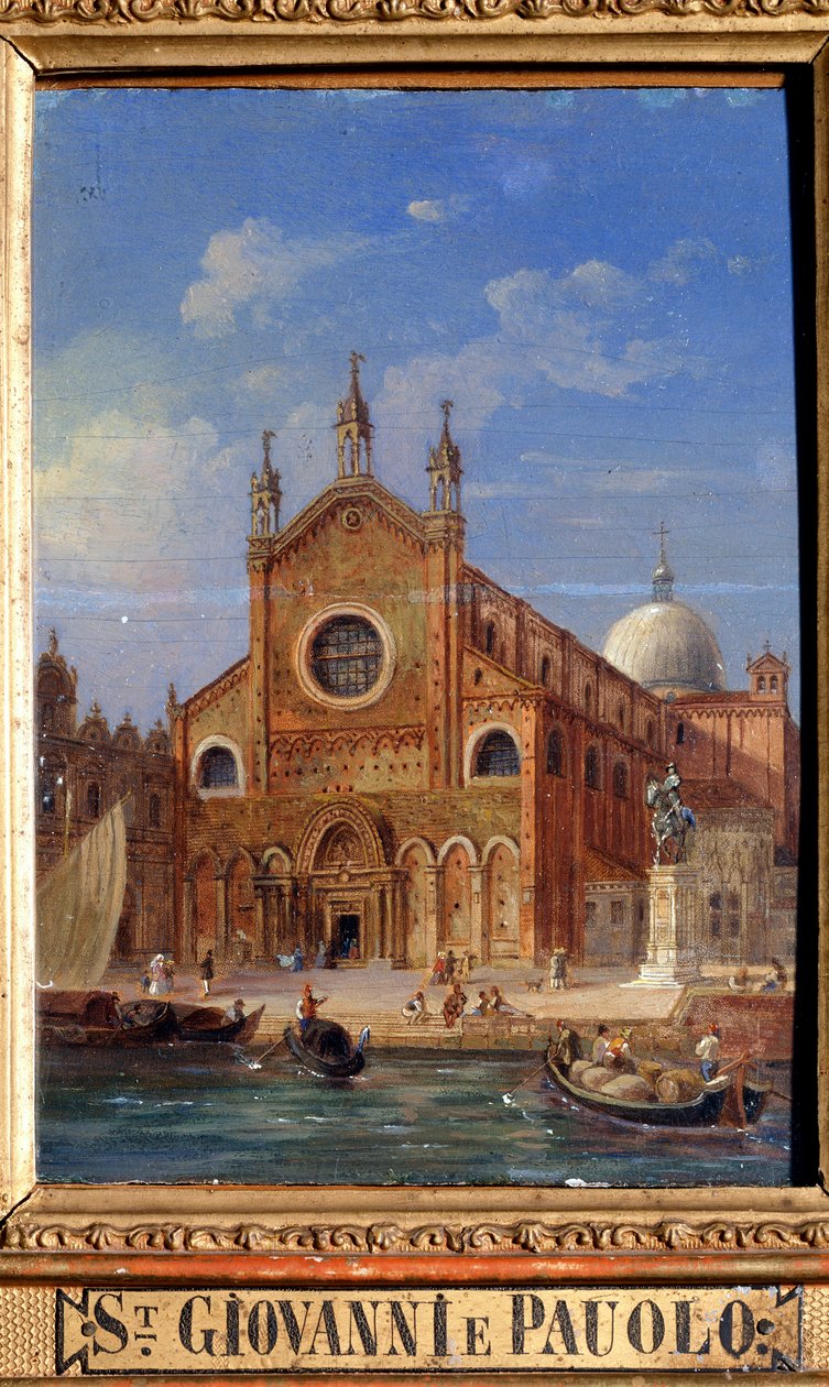 Igreja de Santi Giovanni e Paolo San Zanipolo, século XIX de Victor Adam