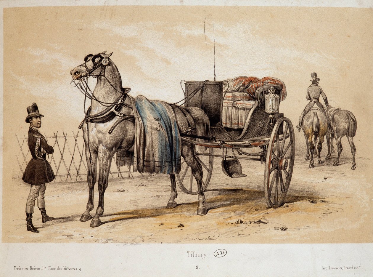 Tilbury - Litografia de Adam, ca. 1840 de Victor Adam