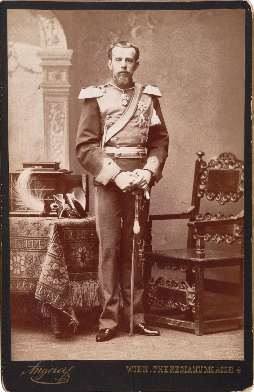 Rudolf, príncipe herdeiro da Áustria 1858-1889, ca 1885. de Victor Angerer