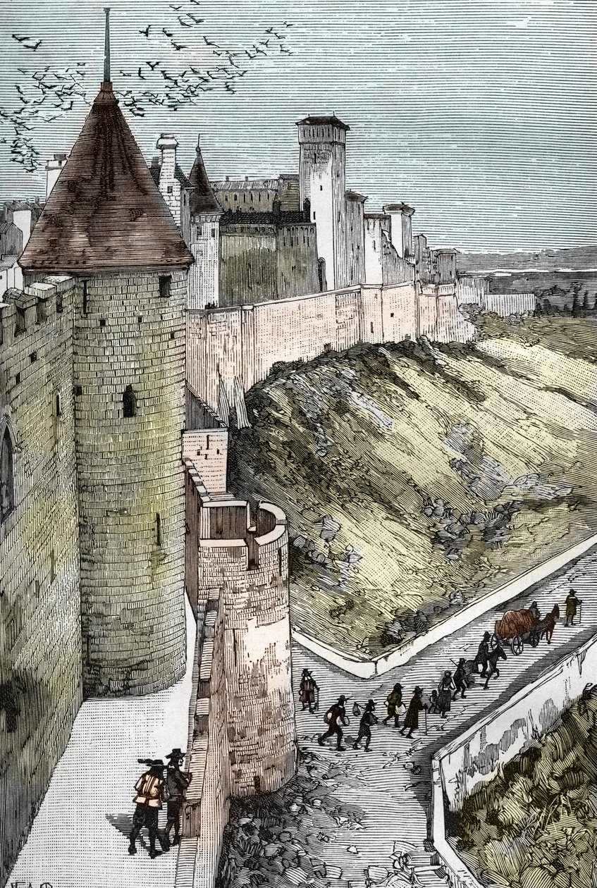 Proibição de pregões e prisão de protestantes após a revogação da Edit de Nantes (dragonnades sob Louis XIV (1681-1686): exilados de protestantes que deixam as cidades para se juntarem às fronteiras (dragonnades em França sob Louis XIV, política francesa i de Victor Armand Poirson