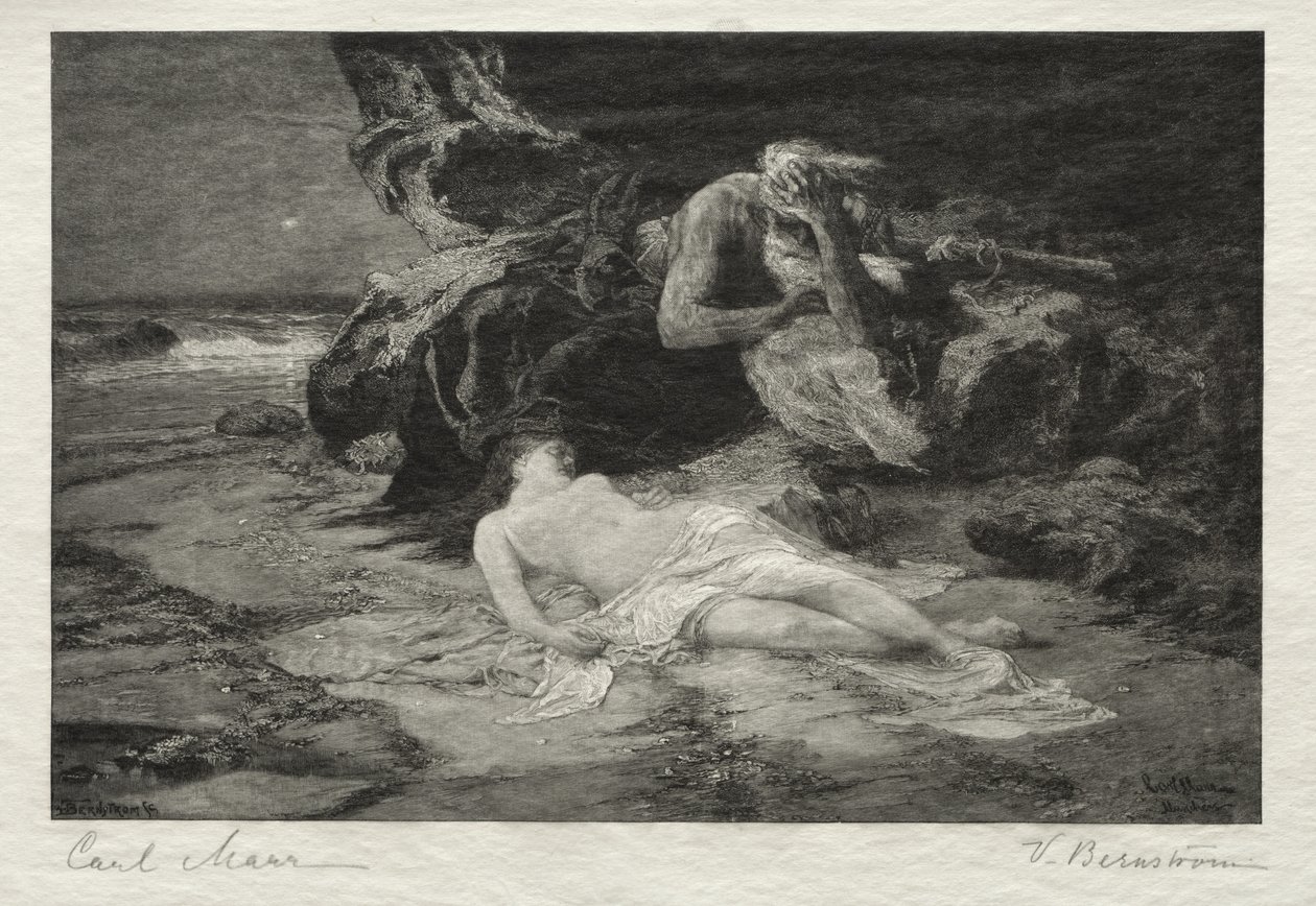 O mistério da vida, 1887. de Victor Bernstrom