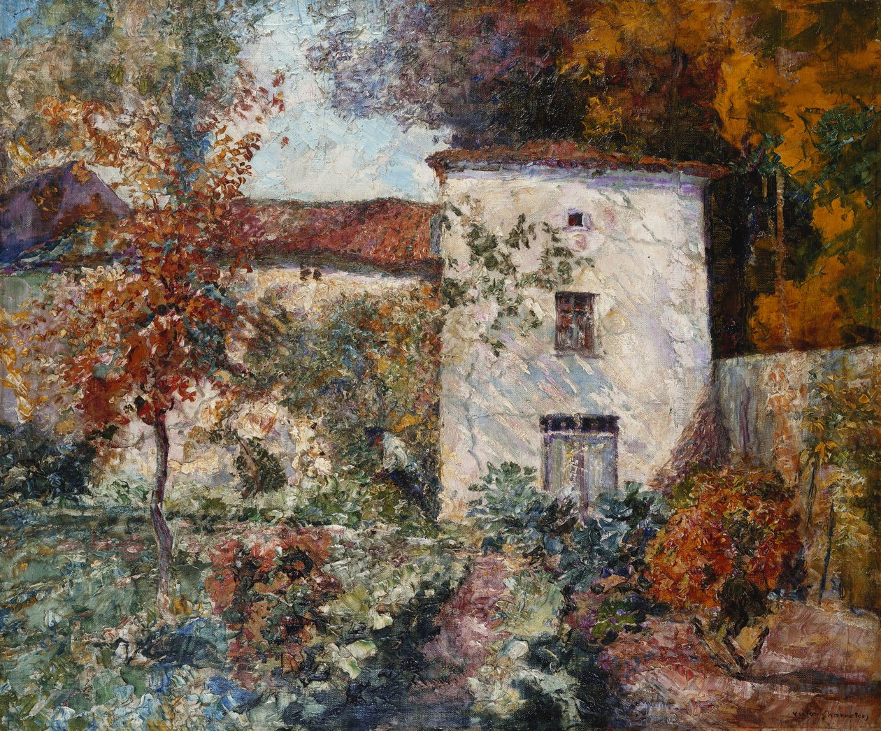 Casa e Pomar no Outono; Maison et Verger a l
