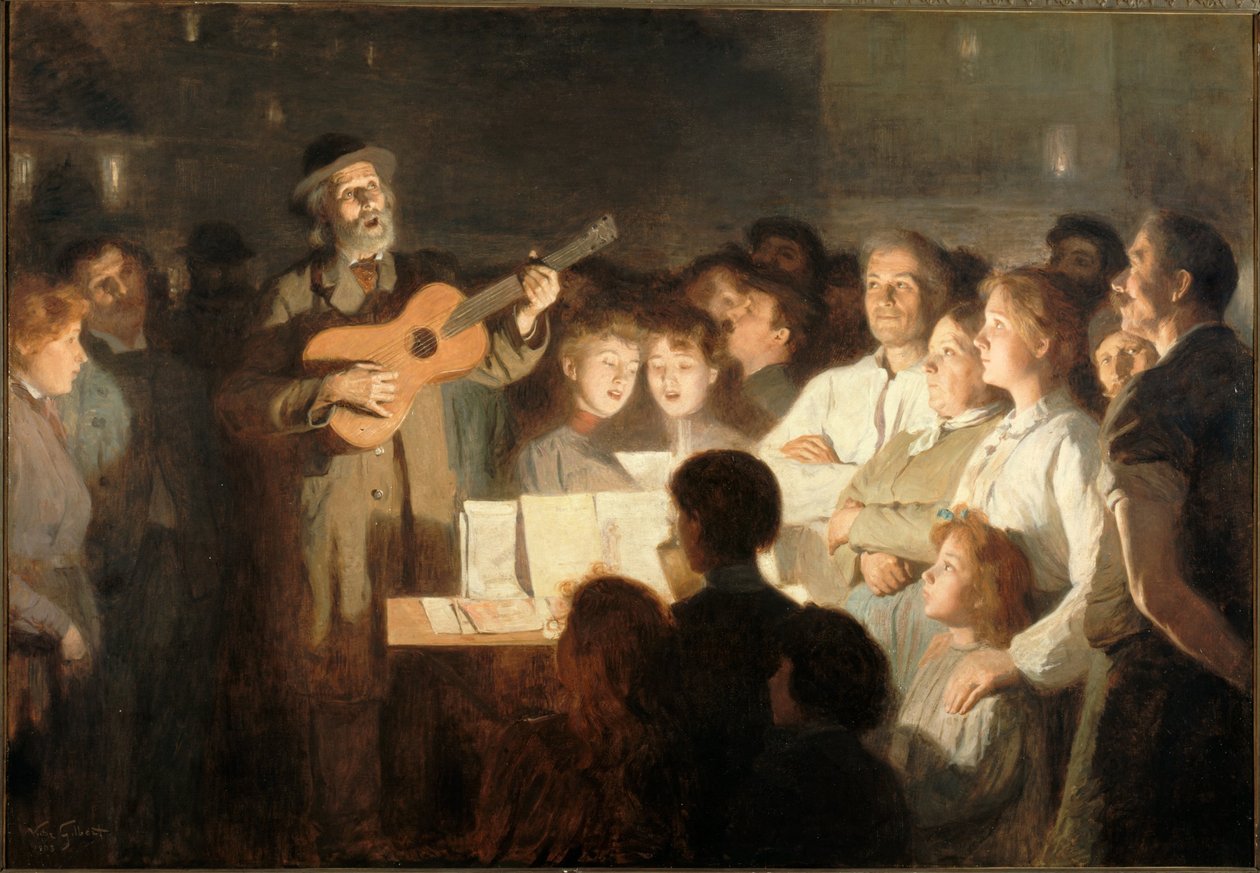 O comerciante de canções de Victor Gabriel Gilbert