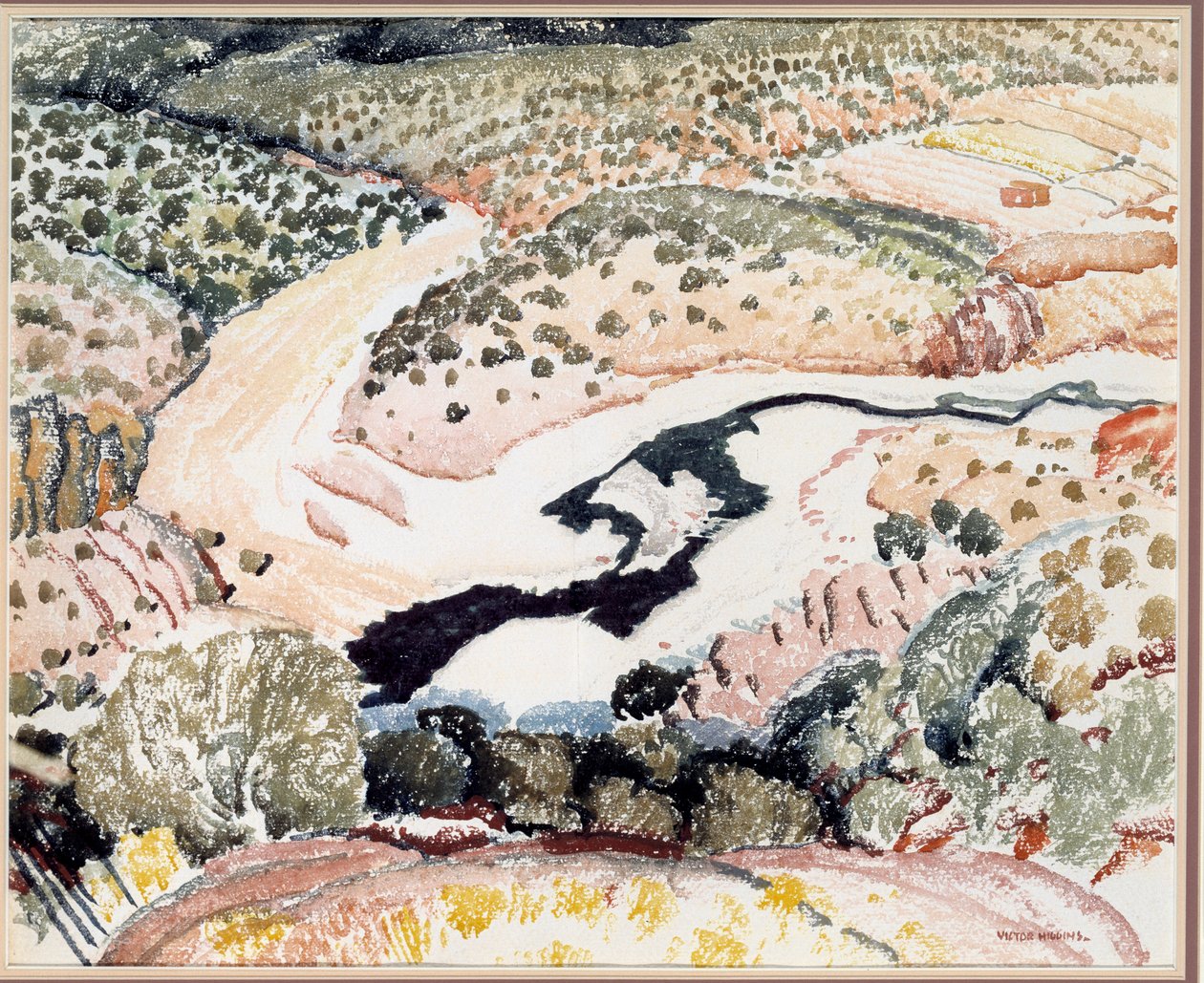Paisagem de Arroyo de Victor Higgins