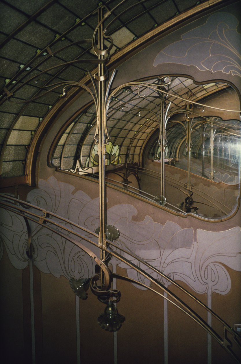 Detalhe do teto de Victor Horta