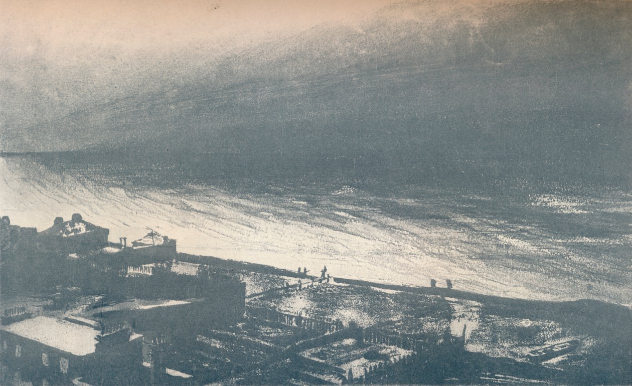 Antes da tempestade, c1855 de Victor Hugo