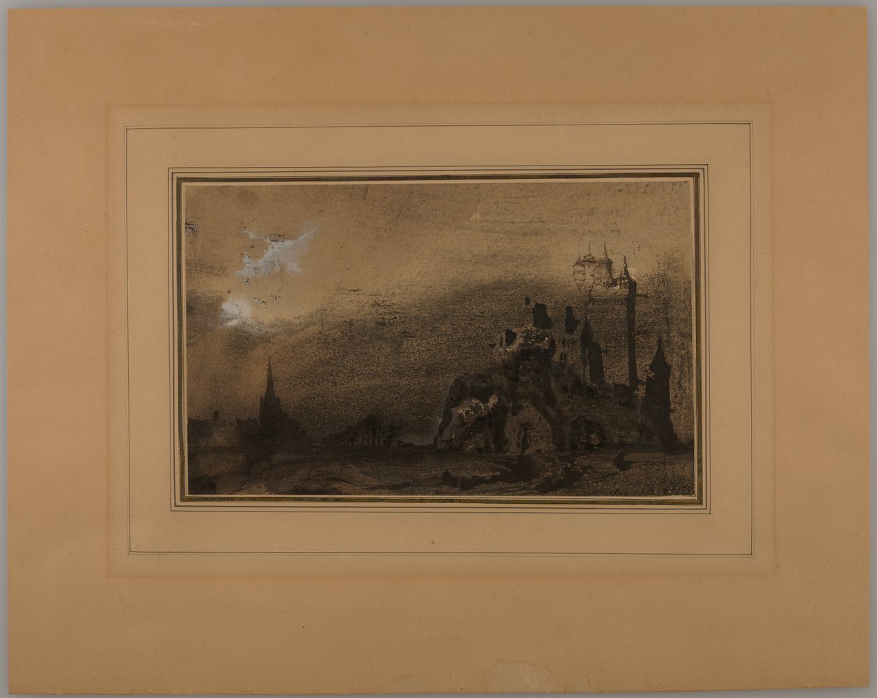 Paisagem com um castelo de Victor Hugo