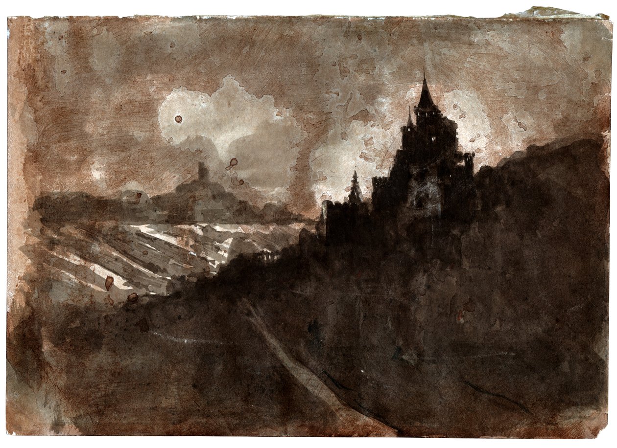 Vale do Reno, cerca de 1850 de Victor Hugo