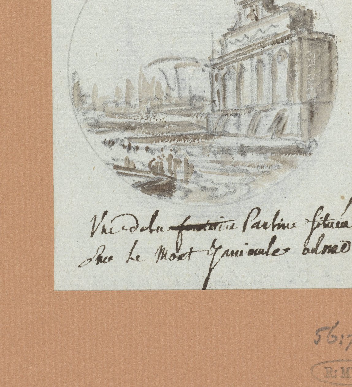 De Aqua Paolo, der Brunnen auf dem Janiculus de Victor Jean Nicolle