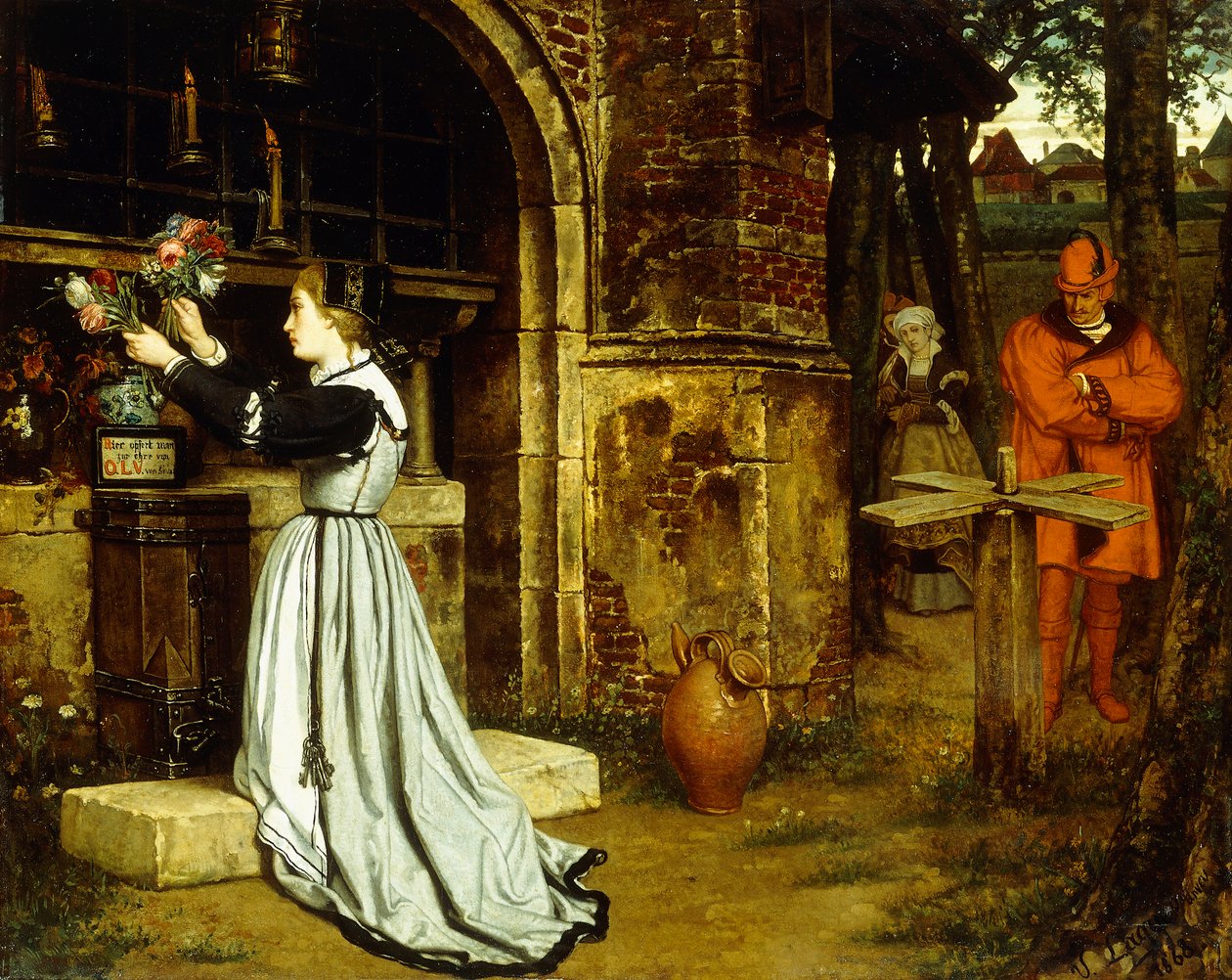 Faust e Marguerite, 1868 de Victor Lagye