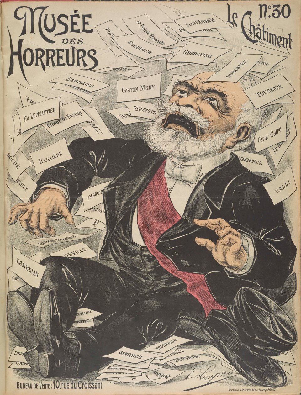 Museu dos Horrores Galeria dos Horrores: Émile Loubet, 1899. de Victor Lenepveu