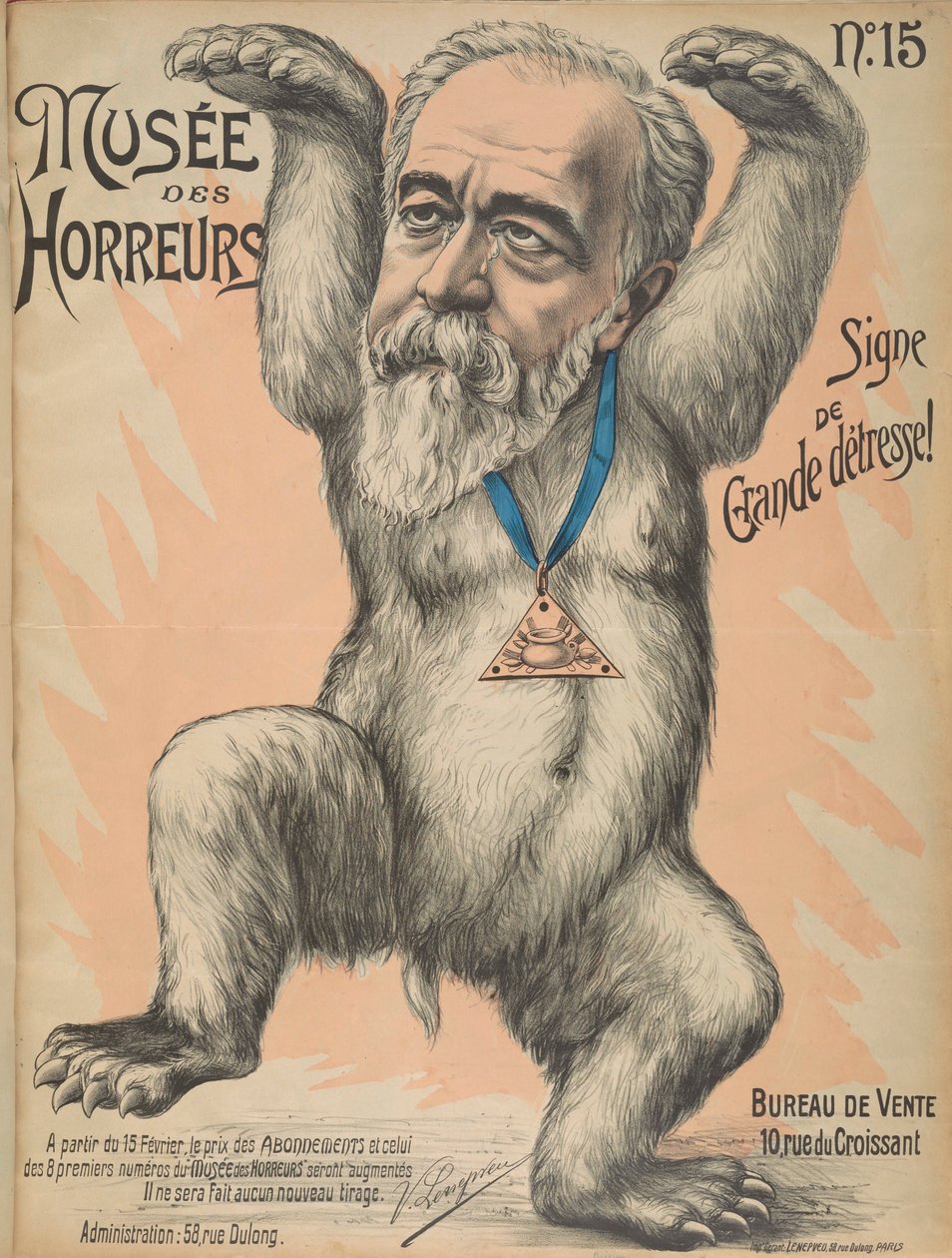 Museu dos Horrores Galeria dos Horrores: Henri Brisson, 1899. de Victor Lenepveu