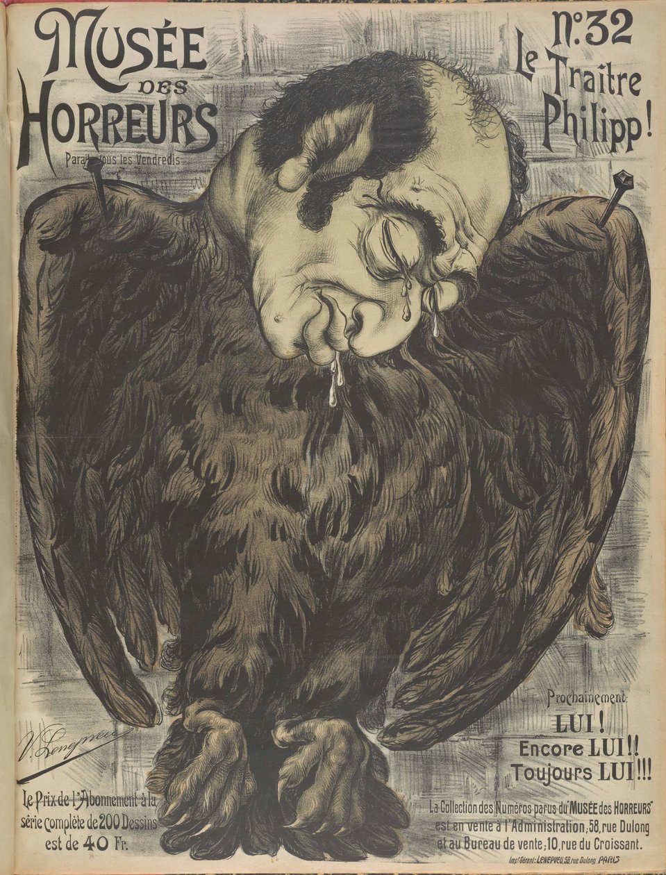 Museu dos Horrores Galeria dos Horrores: Philippe de Rothschild, 1899. de Victor Lenepveu
