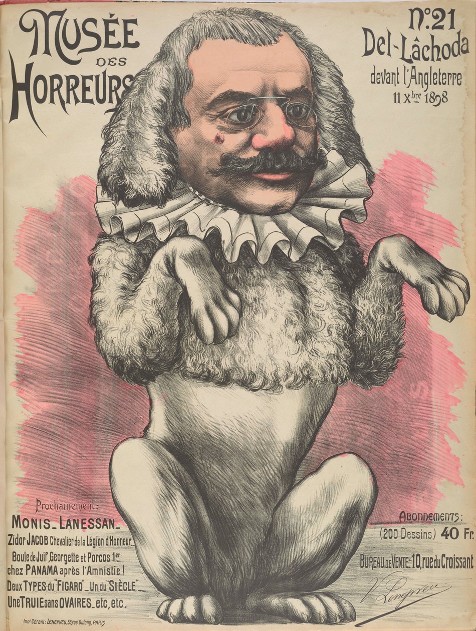 Museu dos Horrores Galeria dos Horrores: Théophile Delcasse, 1899. de Victor Lenepveu