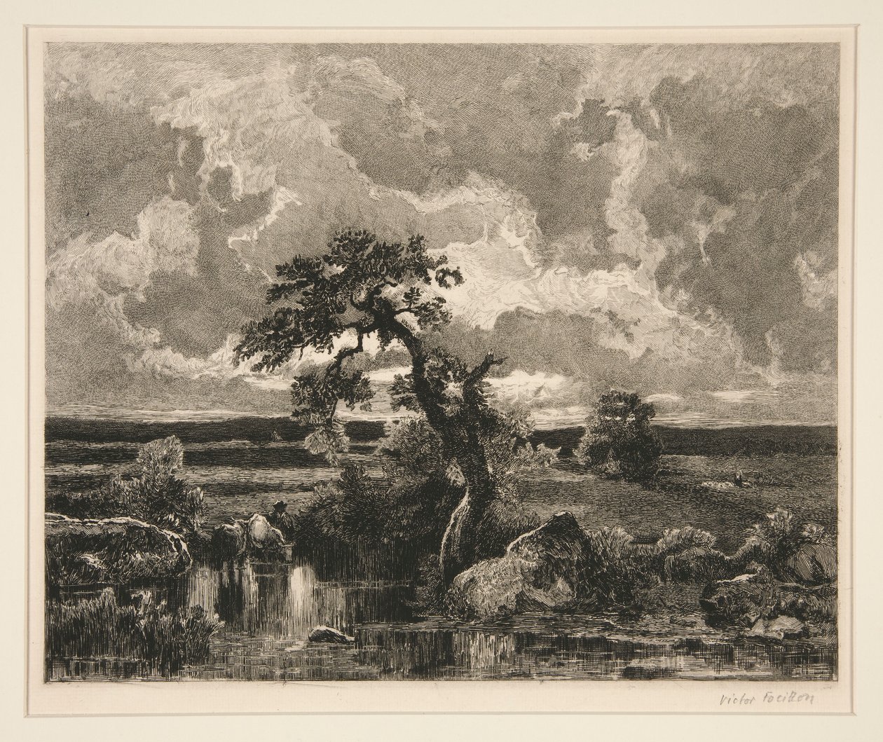 Pôr do sol de Victor Louis Focillon