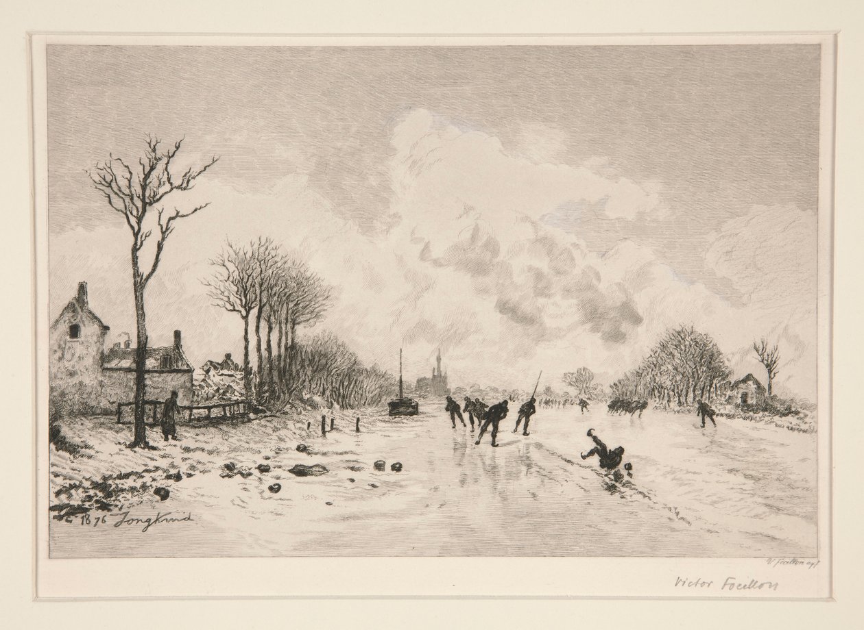 Os Patinadores de Victor Louis Focillon