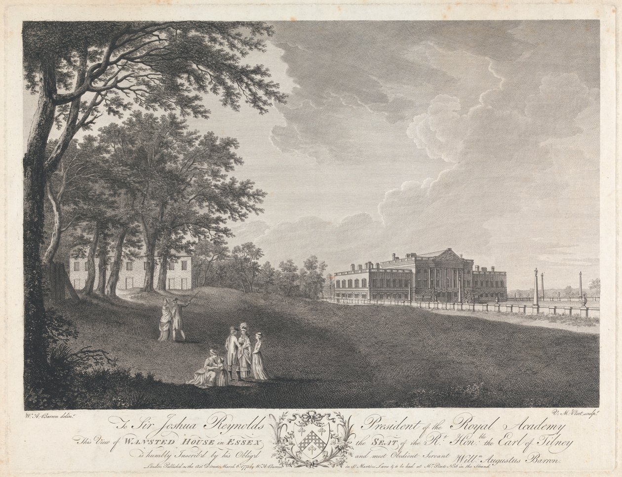 Wanstead House em Essex de Victor Marie Picot