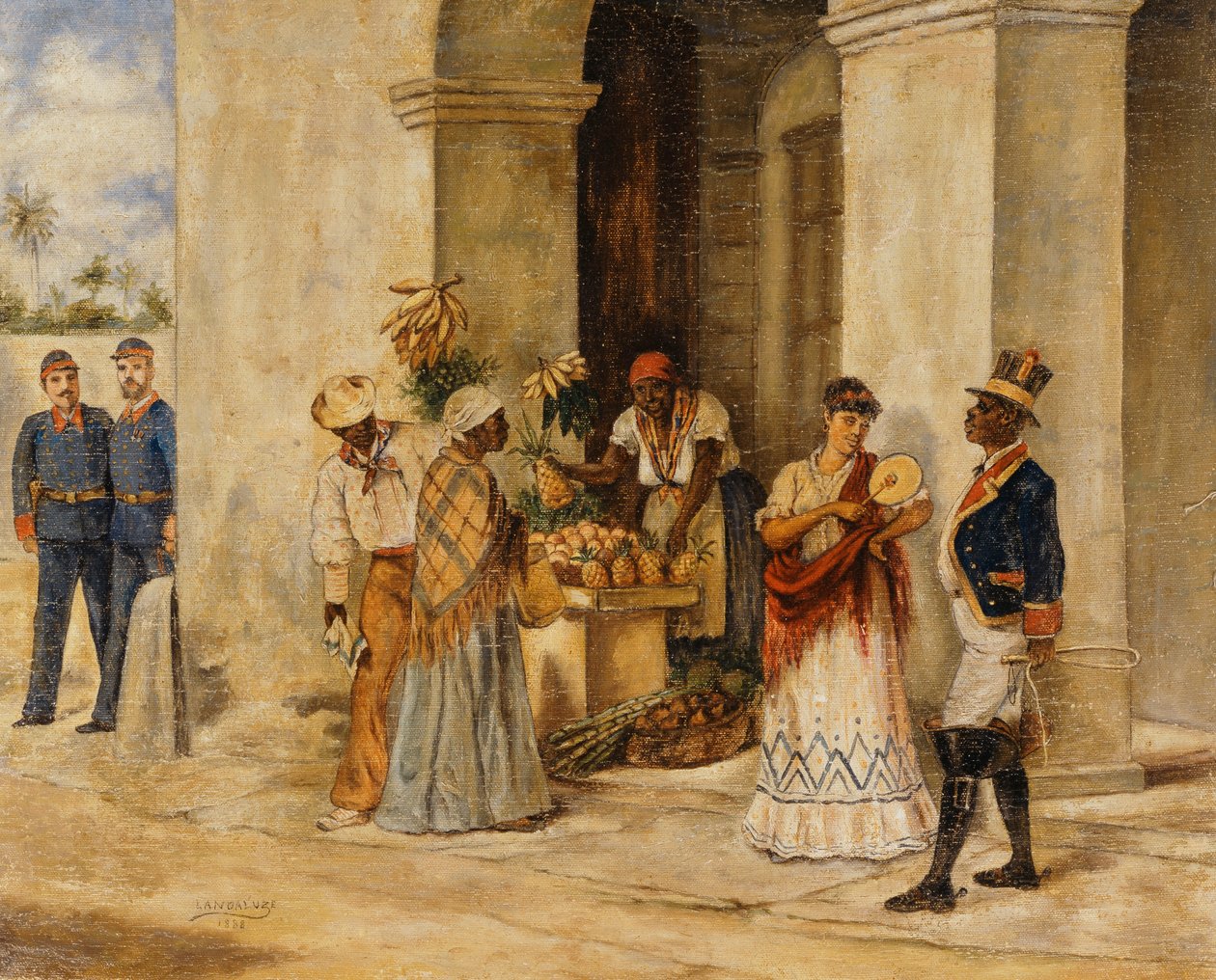Uma cena local, 1888 de Victor Patricio Landaluce
