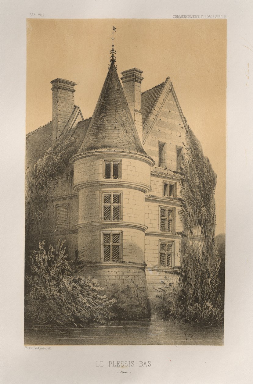 ... Pl. 68, Le Plessis-Bas Aisne, 1860. de Victor Petit