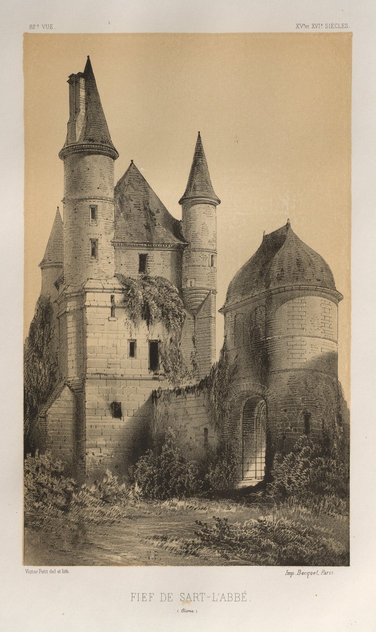 ... Pl. 82, Fief of Sart-Abbé Aisne, 1860. de Victor Petit