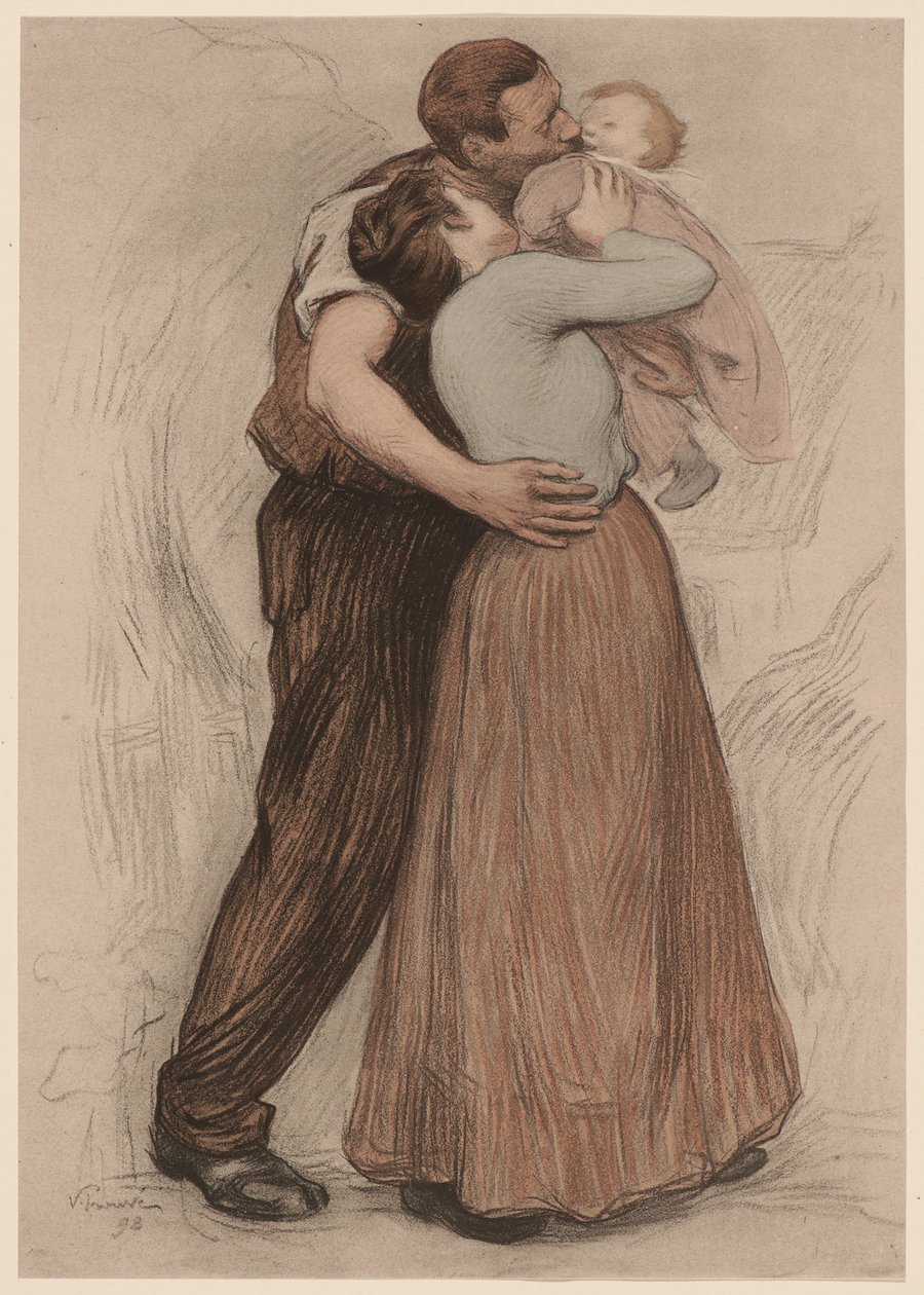 O Beijo O Beijo, 1898. de Victor Prouvé