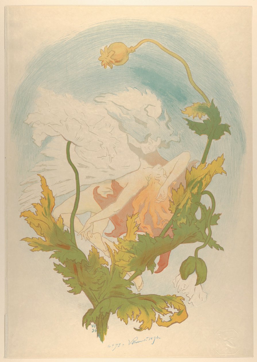 Ópio, 1894. de Victor Prouvé
