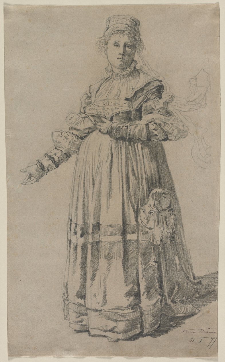 Mulher em pé de Victor Tobler