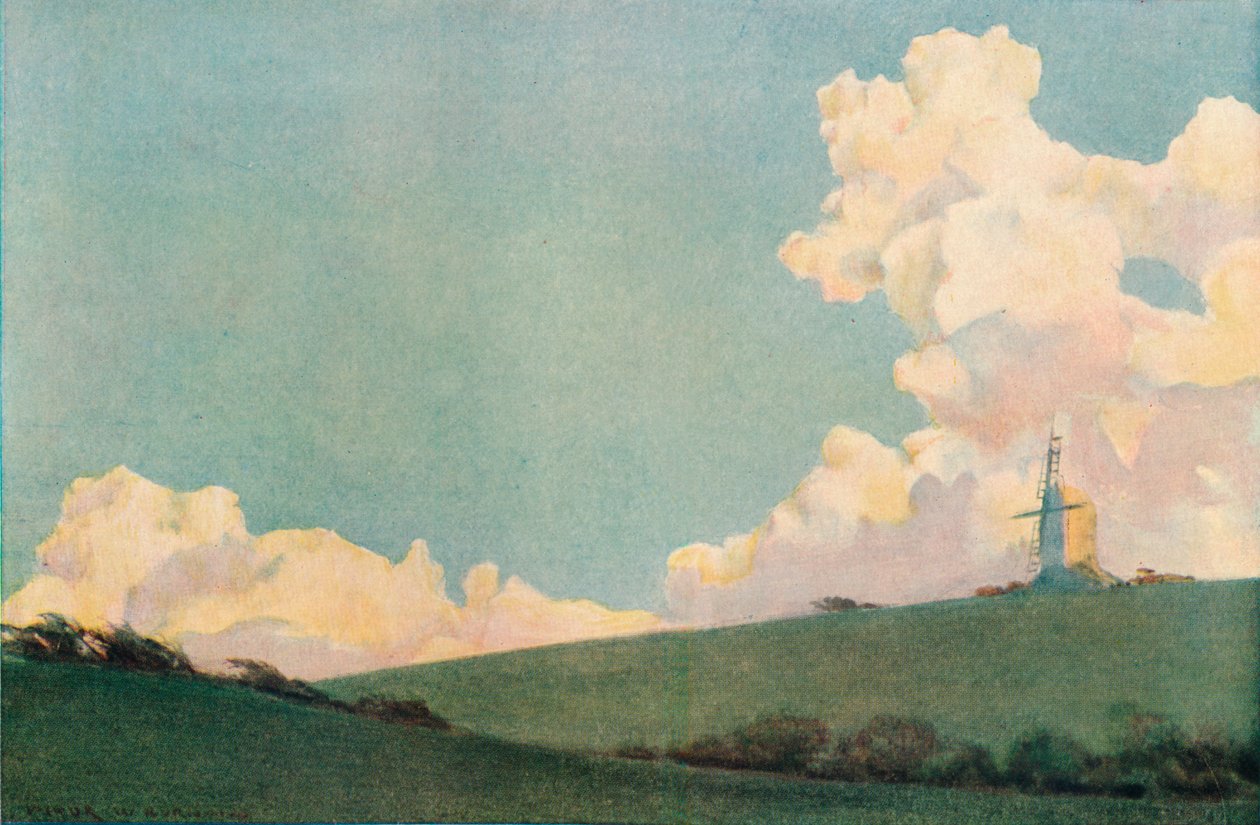 A Nuvem Cumulus, c1888-1925, 1925 de Victor Wyatt Burnand