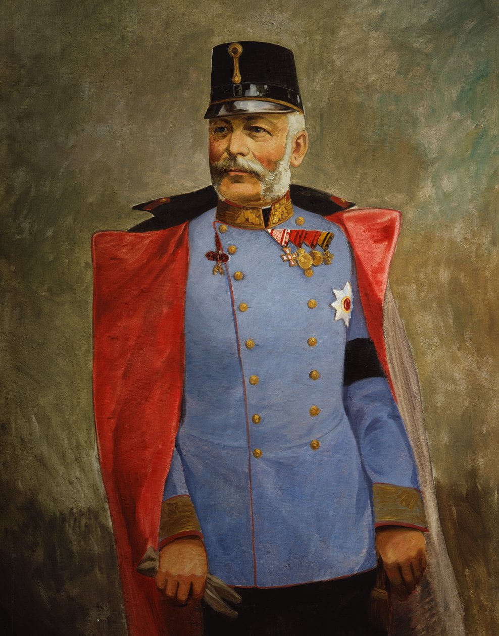 Arquiduque Friedrich, Duque de Teschen, c.1916 (óleo sobre tela) de Vienna Nedomansky Studio
