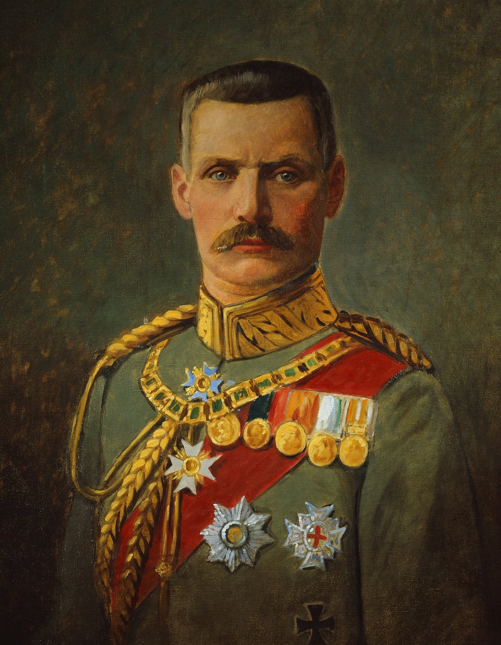 Príncipe herdeiro Rupprecht da Baviera, c.1916 (óleo sobre tela) de Vienna Nedomansky Studio