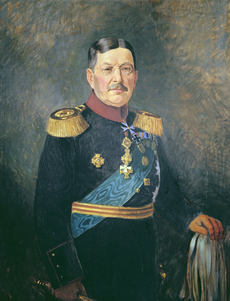 General Colmar Freiherr von der Goltz, c.1916 (óleo sobre tela) de Vienna Nedomansky Studio