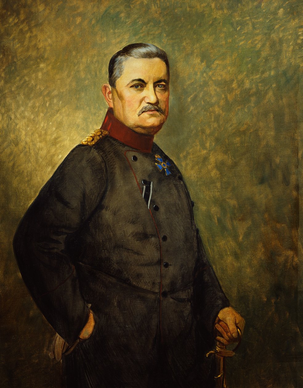 General Karl von Bulow, c.1916 (óleo sobre tela) de Vienna Nedomansky Studio