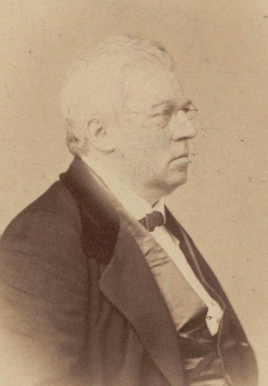 Retrato do pianista e compositor Joseph Christoph Kessler 1800-1872. de Vienna . Photo studio G. Wünsch