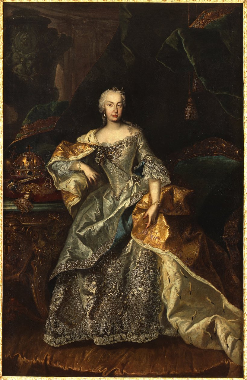 Maria Teresa como Rainha da Hungria de Viennese painter