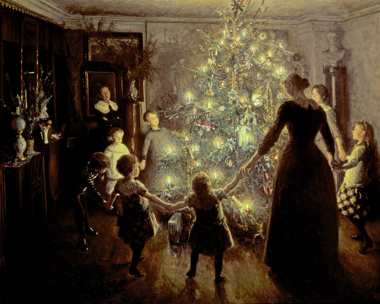Noite silenciosa, 1891 de Viggo Johansen