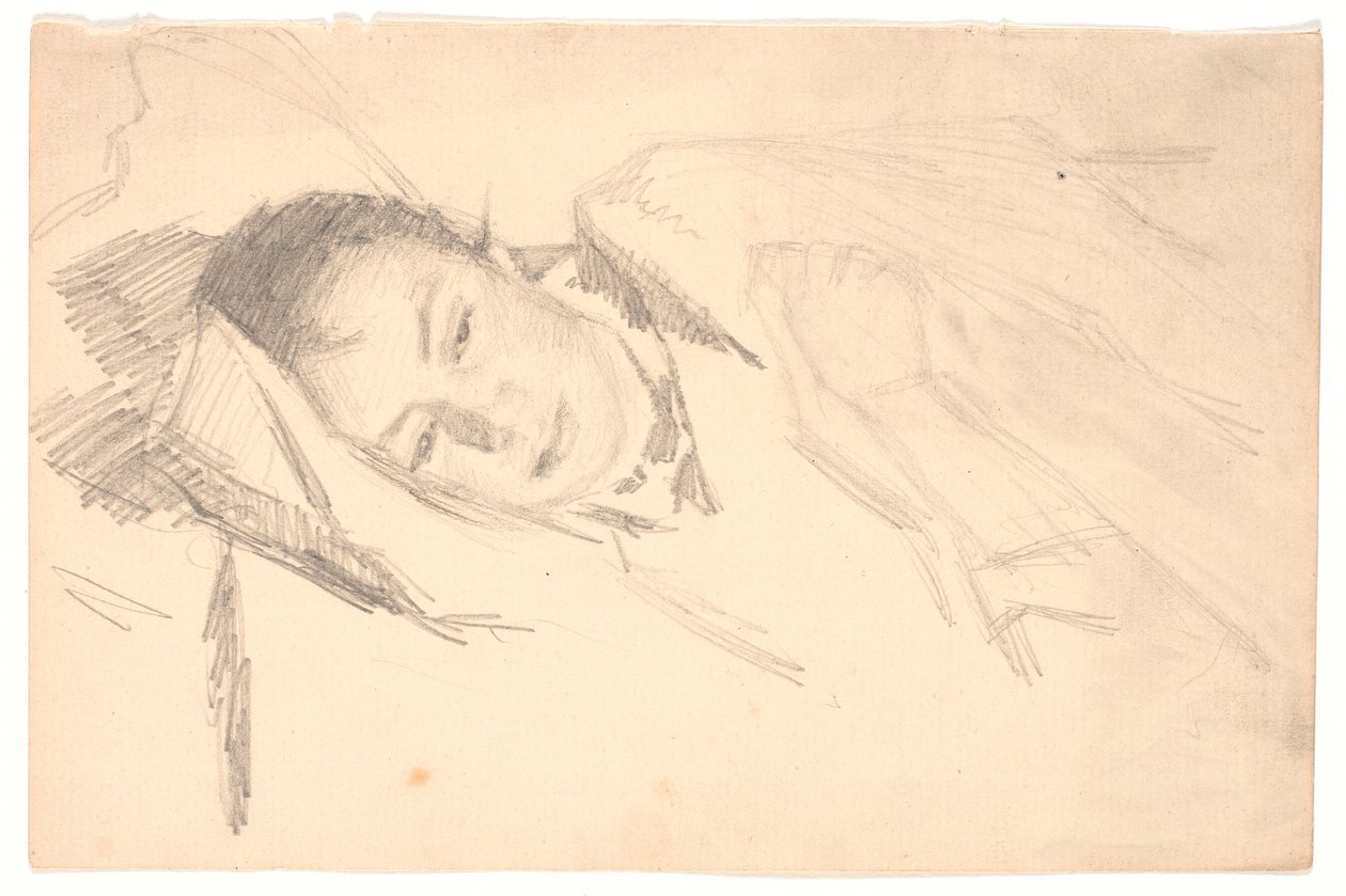 A esposa do artista descansa de Viggo Johansen