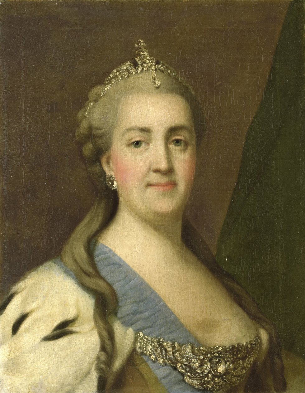 Catarina II (1729-96), Imperatriz da Rússia de Vigilius Erichsen