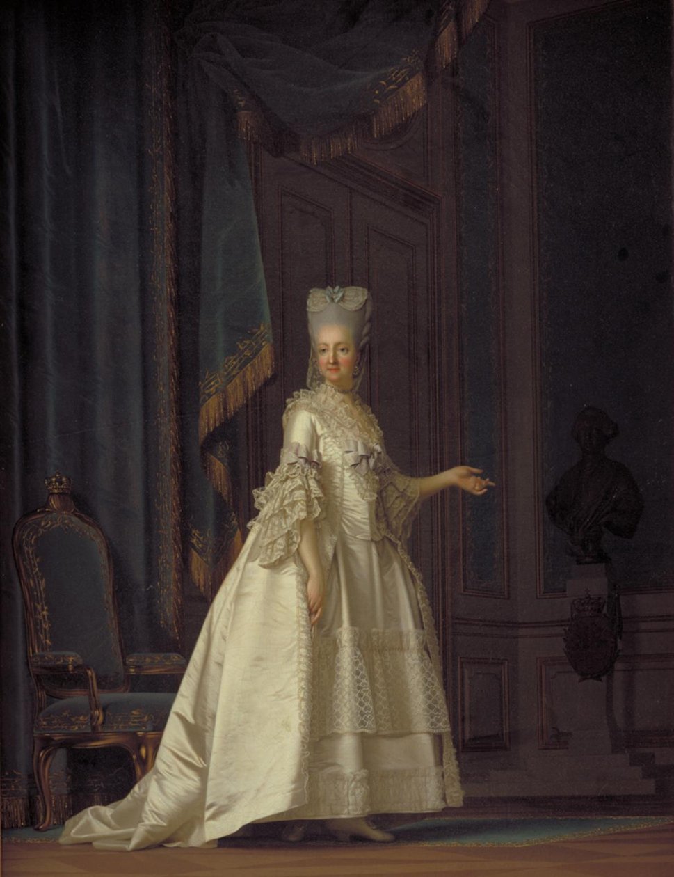 A rainha viúva Juliane Marie da Dinamarca de Vigilius Eriksen