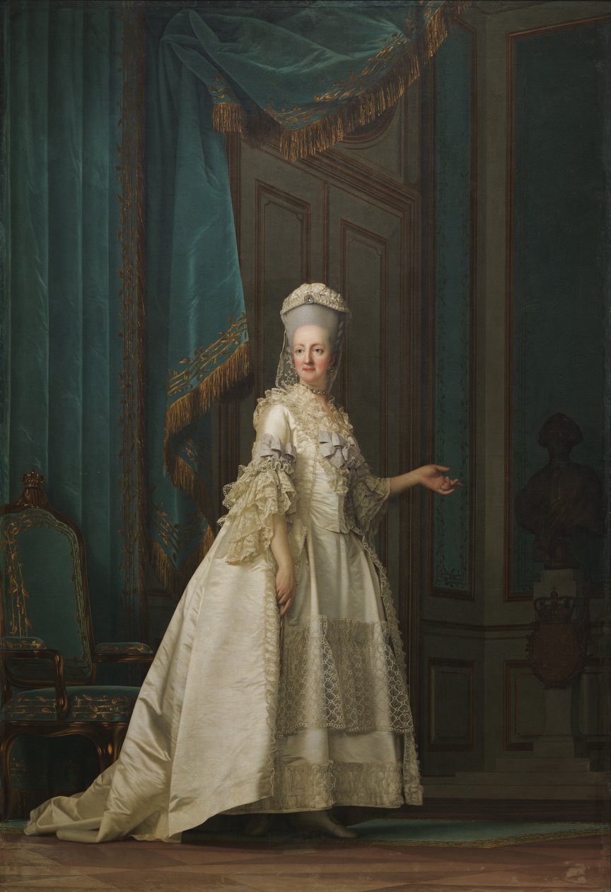 A Rainha Viúva Juliane Marie de Vigilius Eriksen