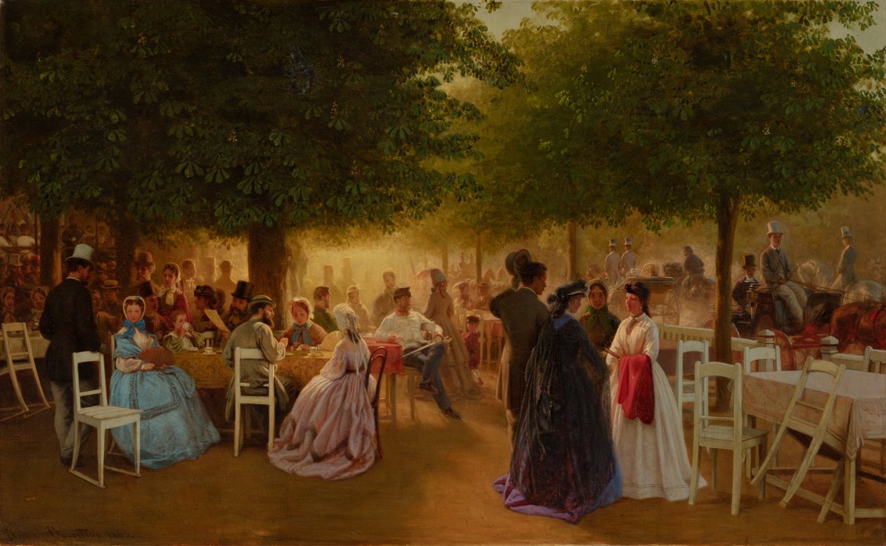 Quinta-feira em Stromovka, 1865 de Viktor Barvitius