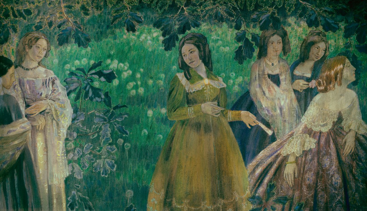 O colar de esmeralda de Viktor Borisov-Musatov
