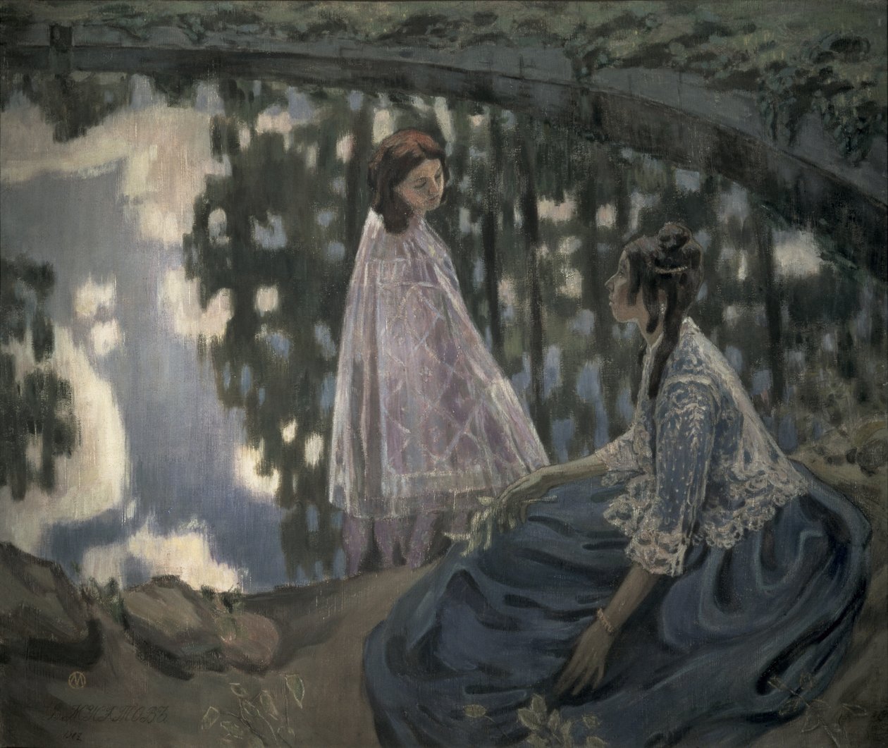 A lagoa, 1902 de Viktor Elpidiforovich Borisov Musatov