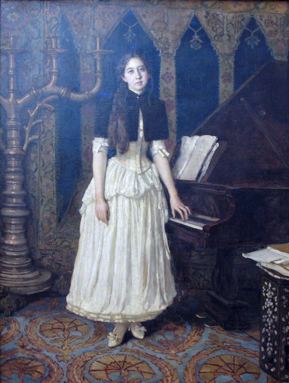 .. Retrato de EA Prakhova de Viktor Mikhaylovich Vasnetsov