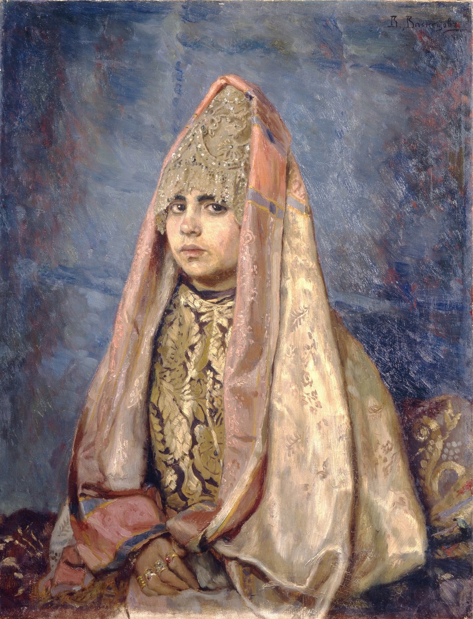 Esposa de Boyars, 1884 de Viktor Mikhaylovich Vasnetsov