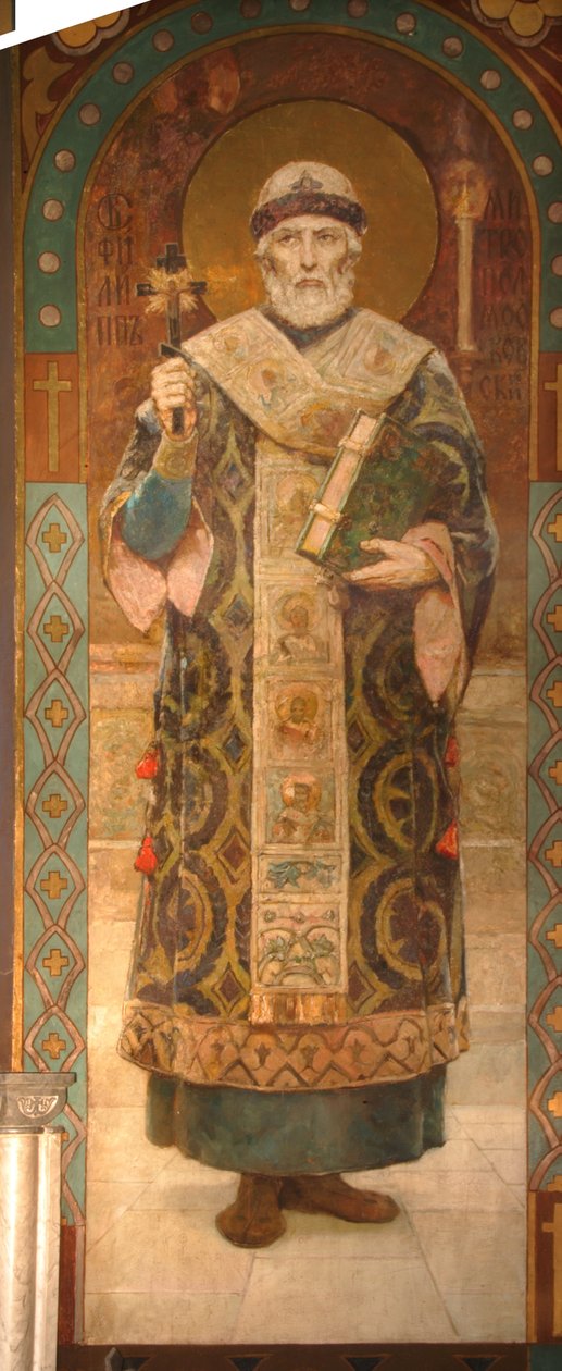 São Filipe, Metropolita de Moscou, 1885-1896 de Viktor Mikhaylovich Vasnetsov