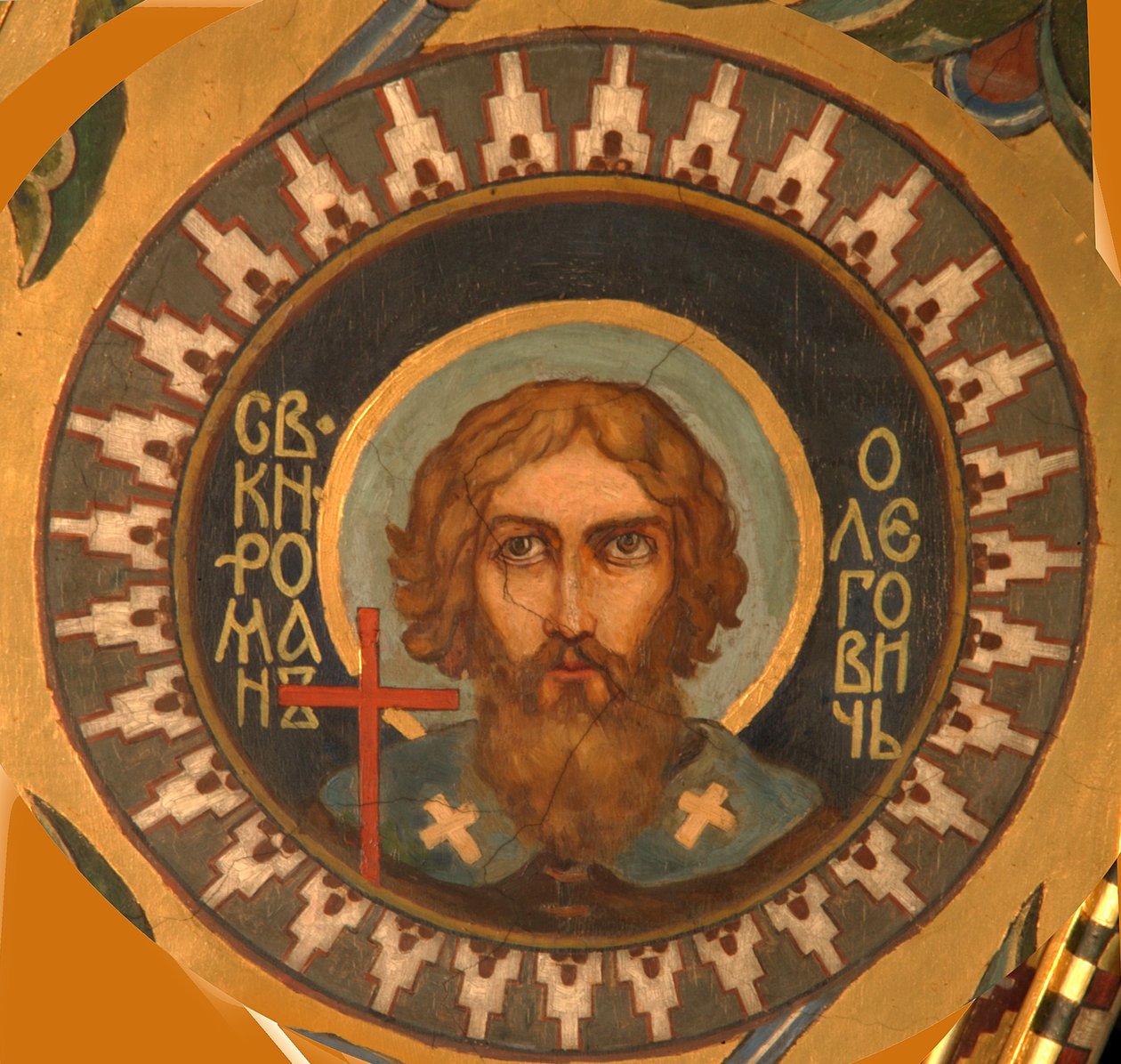 Santo Príncipe Roman Olegovich de Ryazan, 1885-1896 de Viktor Mikhaylovich Vasnetsov