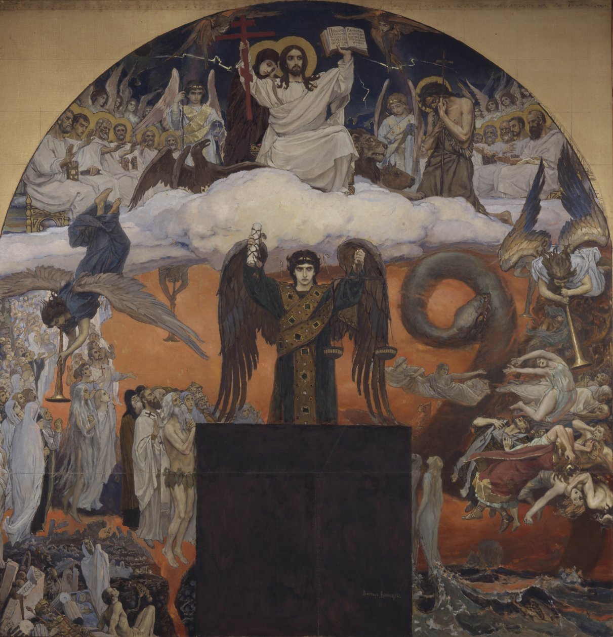 O Juízo Final, 1885-1896 de Viktor Mikhaylovich Vasnetsov