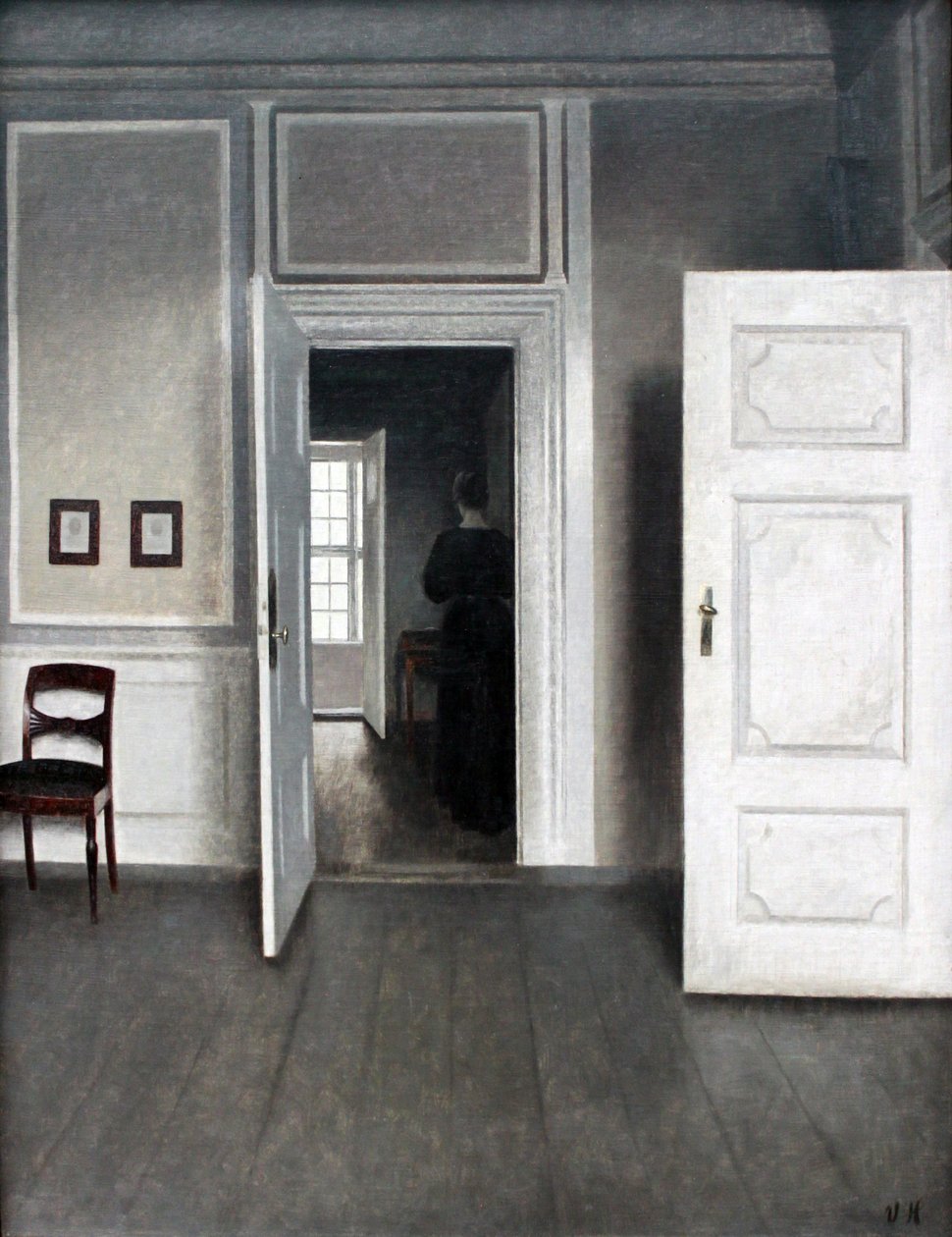Strandgade Interior 30 de Vilhelm Hammershøi