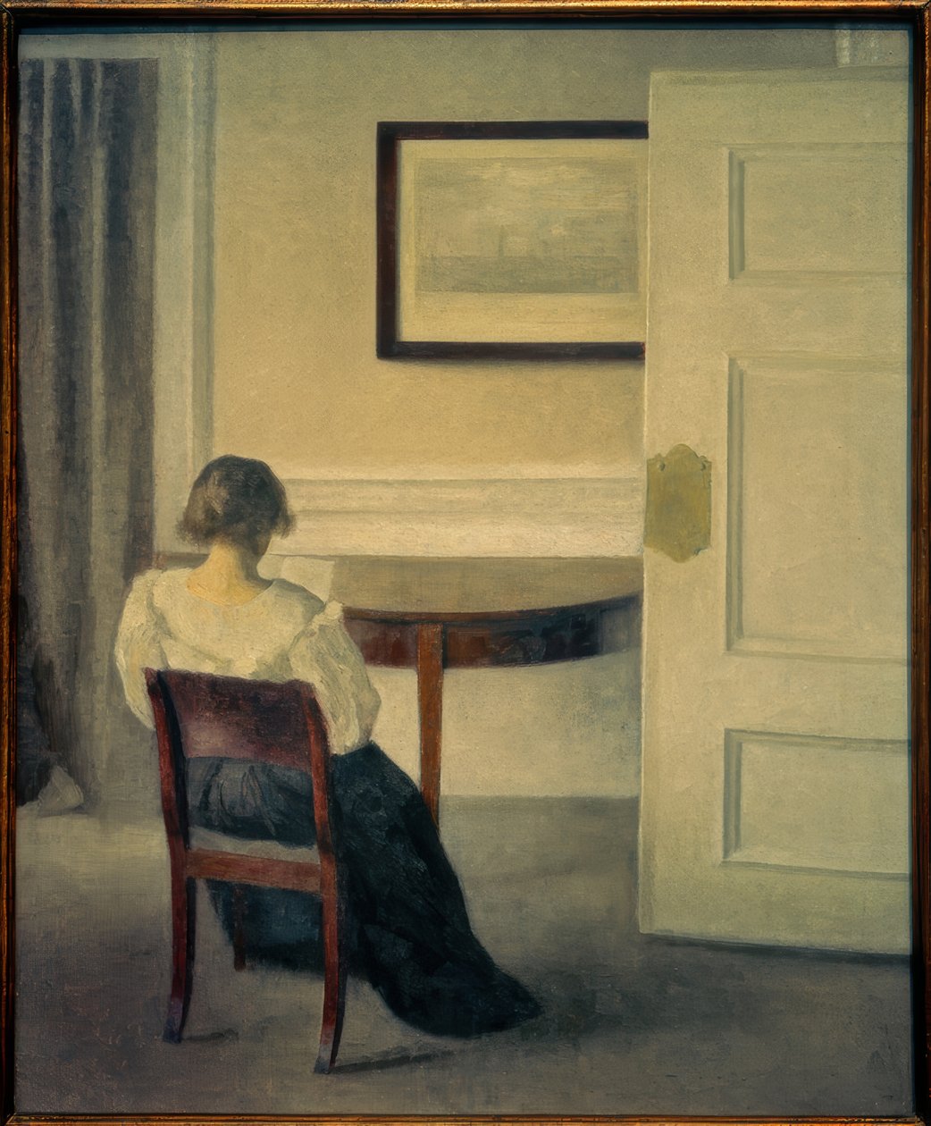 Interior, 1893 de Vilhelm Hammershoi