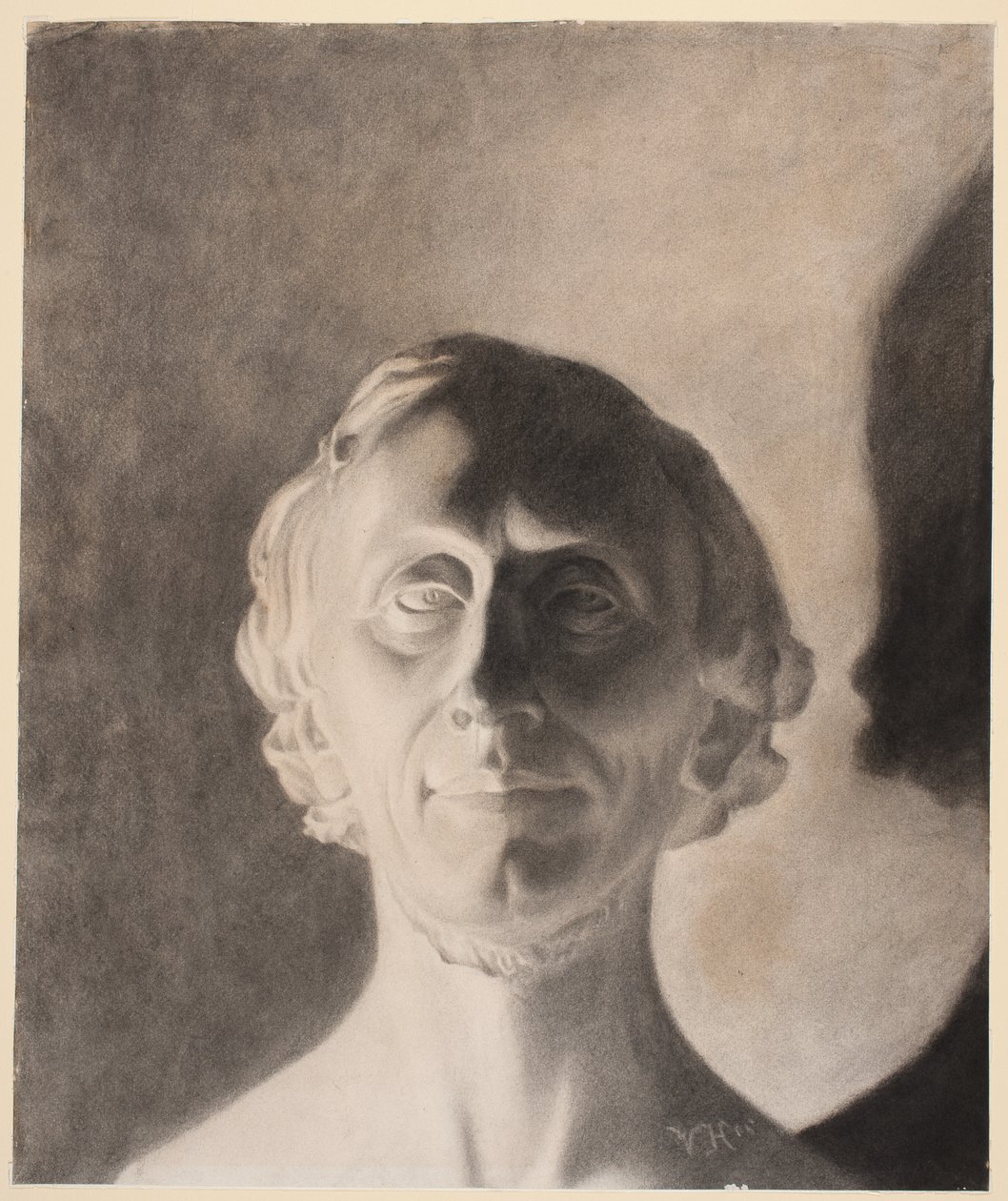 H.W. Busto de retrato de H.C. de Bissen Andersen de Vilhelm Hammershøi